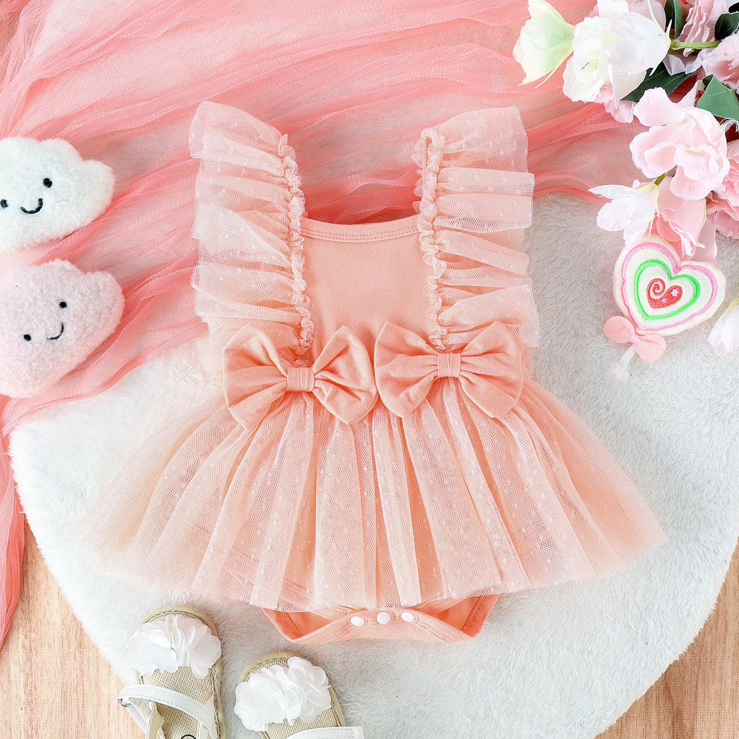 Jumpsuit Baby Net Skirt Princess Poris Dress Baby Skirt Baby Body Pants Jumpsuit