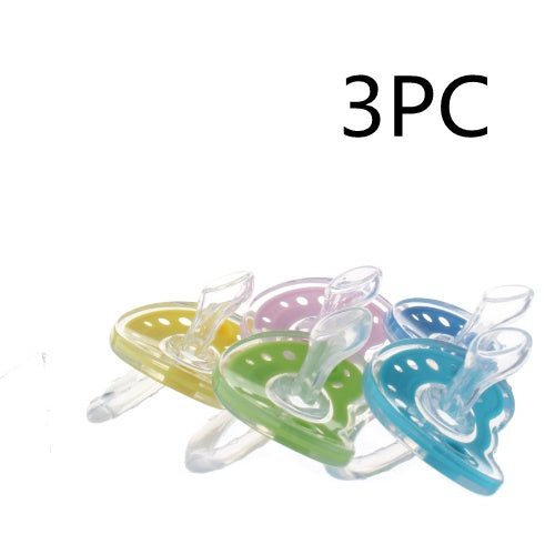 Baby Products Full Silica Gel Pacifier Two-color Liquid Silicone Sleep Comfort Baby Pacifier Baby